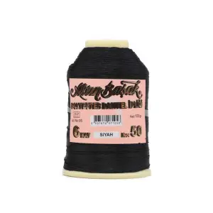 Altınbaşak 100 Gr. Oya İpi Renk:SİYAH
