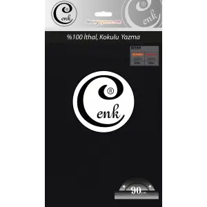 Cenk 90 cm Düz Renk Siyah Yazma (90cm-999)