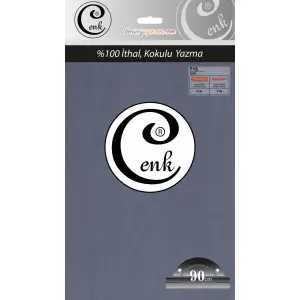 Cenk Yazma 90cm Düz Gri Tekli Poşet Yazma (90cm-715)