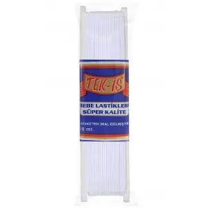Tek-iş Bebek Lastikleri 10m. Beyaz(ti01-02)