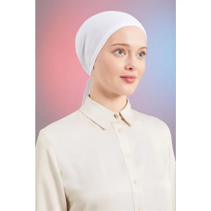 Levander Penye İpli Beyaz Bone (PY9901)