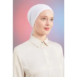 Levander Penye İpli Beyaz Bone (PY9901)