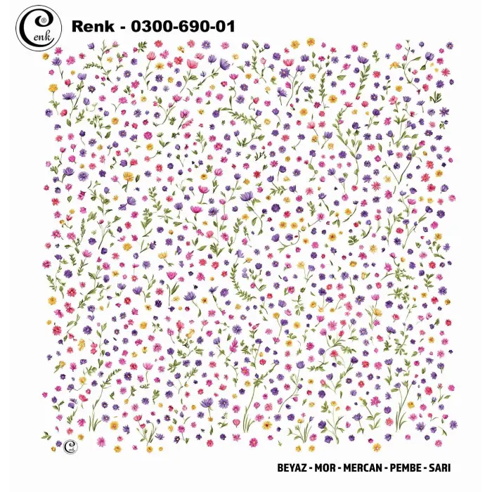 Cenk 100cm Oyalık Yazma (Cnk-690-01)