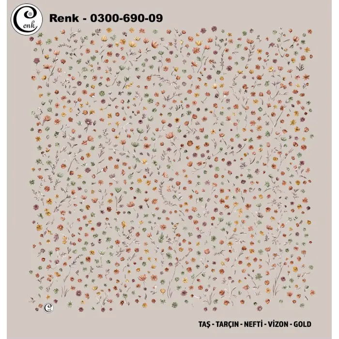 Cenk 100cm Oyalık Yazma (Cnk-690-09)