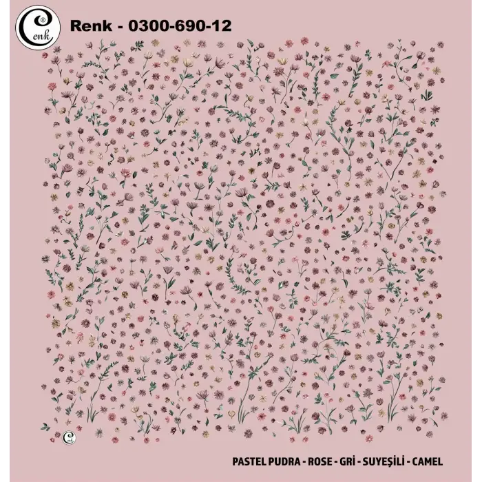 Cenk 100cm Oyalık Yazma (Cnk-690-12)