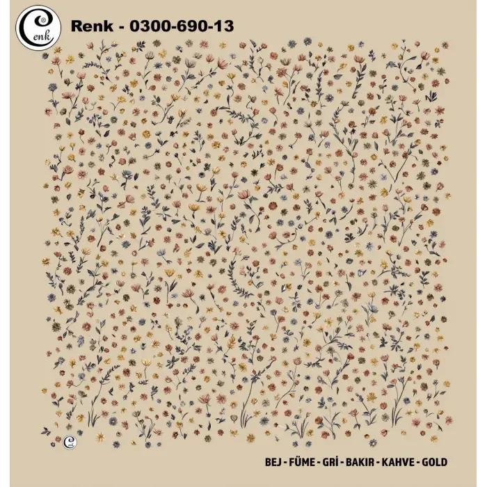 Cenk 100cm Oyalık Yazma (Cnk-690-13)