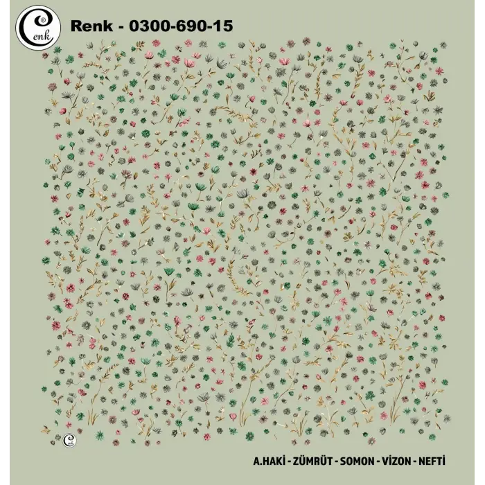 Cenk 100cm Oyalık Yazma (Cnk-690-15)