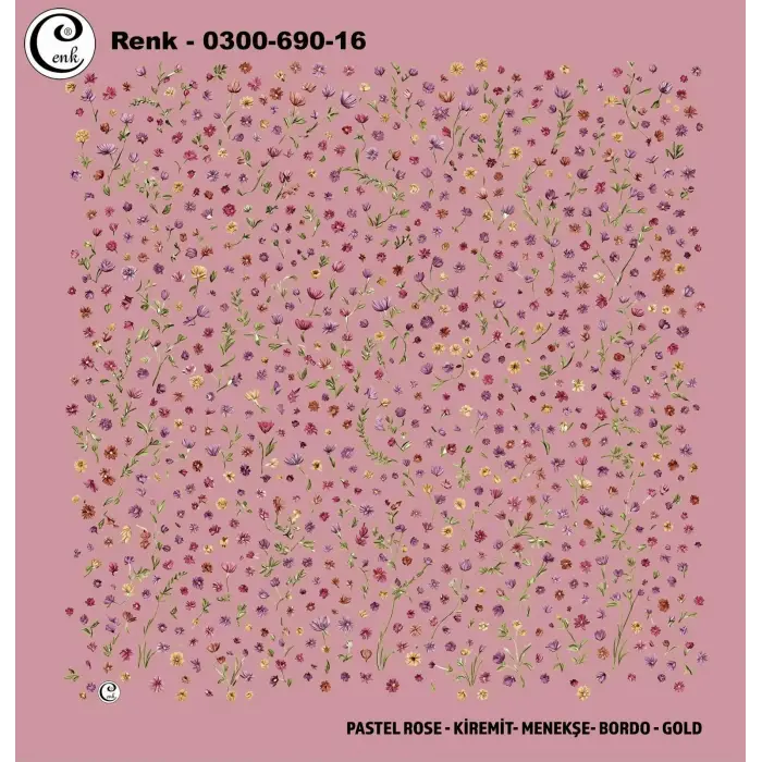 Cenk 100cm Oyalık Yazma (Cnk-690-16)