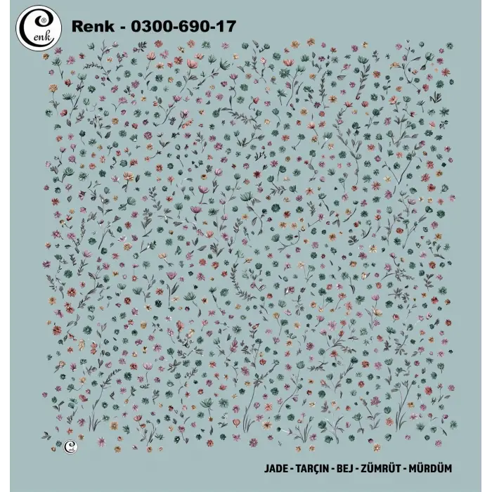 Cenk 100cm Oyalık Yazma (Cnk-690-17)