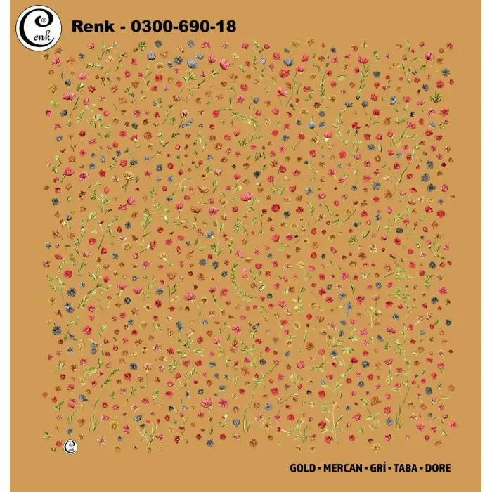 Cenk 100cm Oyalık Yazma (Cnk-690-18)