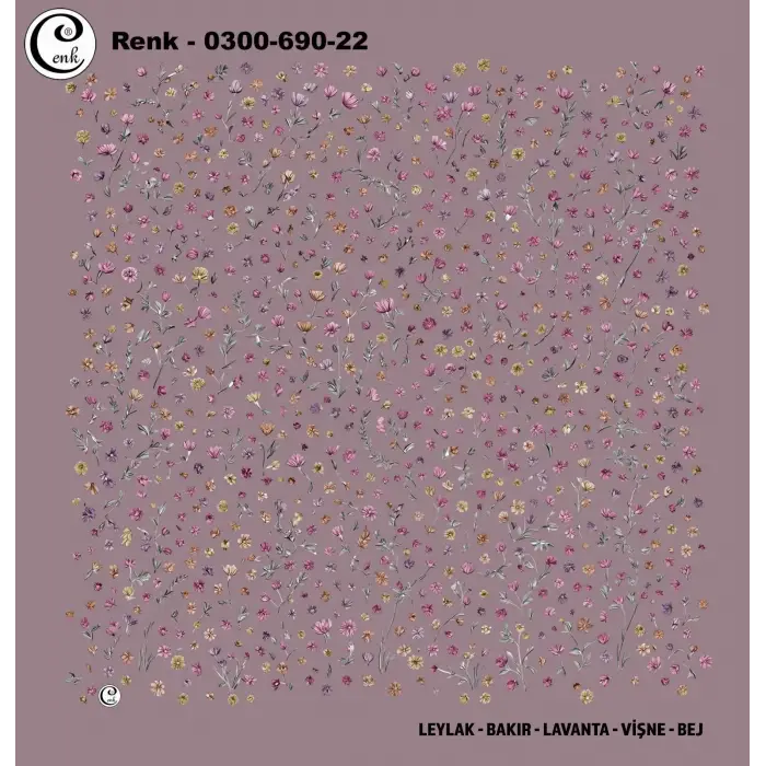 Cenk 100cm Oyalık Yazma (Cnk-690-22)