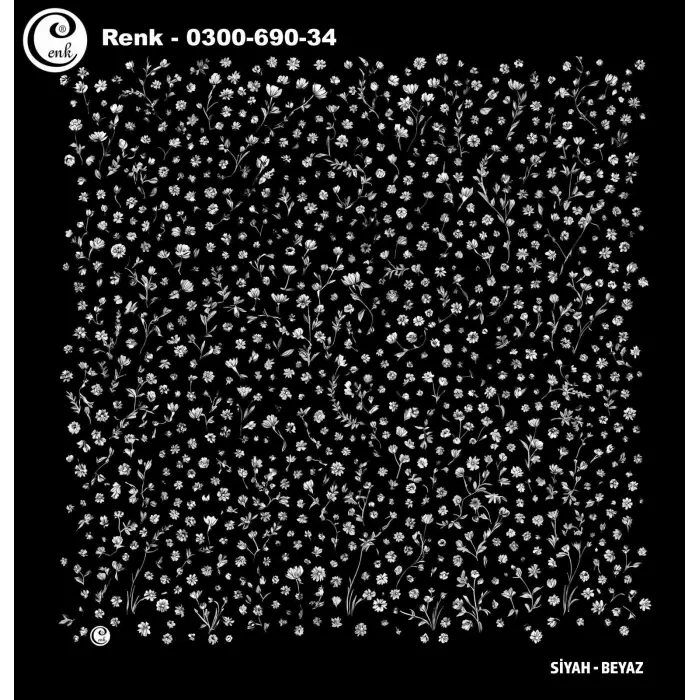 Cenk 100cm Oyalık Yazma (Cnk-690-34)