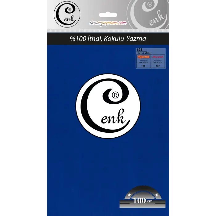 Cenk Düz 100 cm Poşetli Oyalık Yazma -(Parlament)-(301-123)