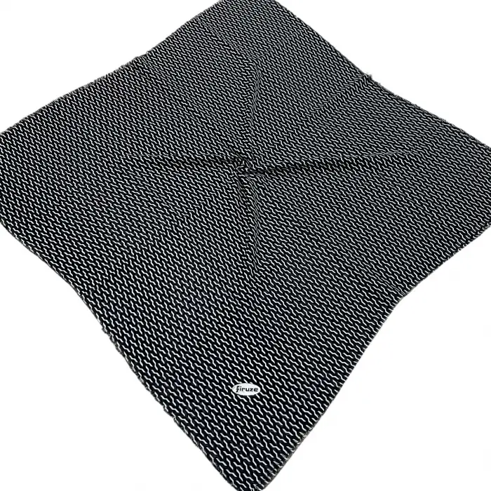 Firuze Flamlı Koton Eşarp (FE514-08)
