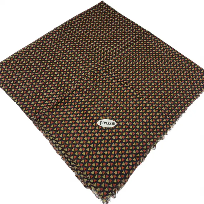 Firuze Flamlı Koton Eşarp (FE515-14)