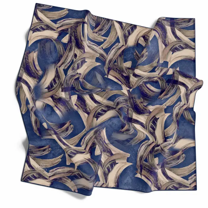 Mono Scarfs El Dikişli Dijital Soft Eşarp-soft08-11