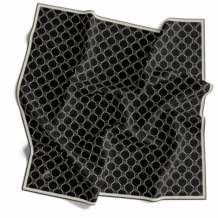 Mono Scarfs El Dikişli Dijital Soft Eşarp-soft09-08