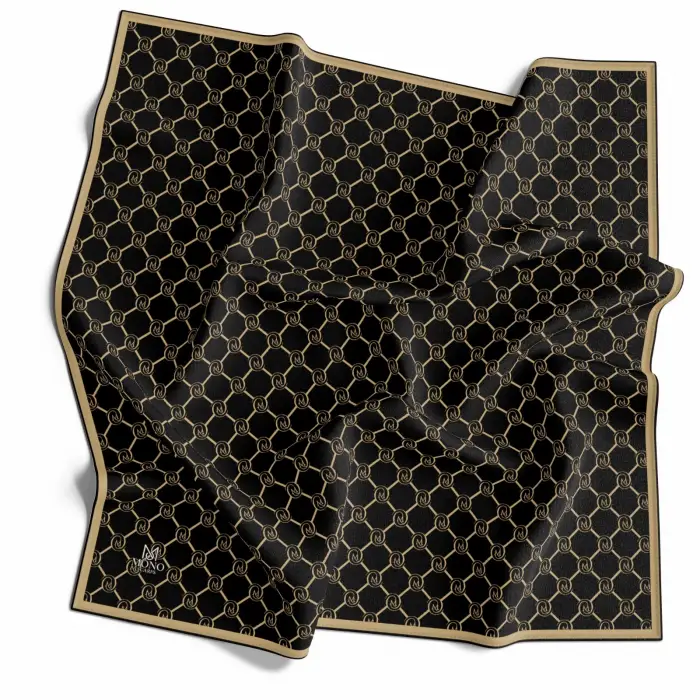 Mono Scarfs El Dikişli Dijital Soft Eşarp-soft09-15