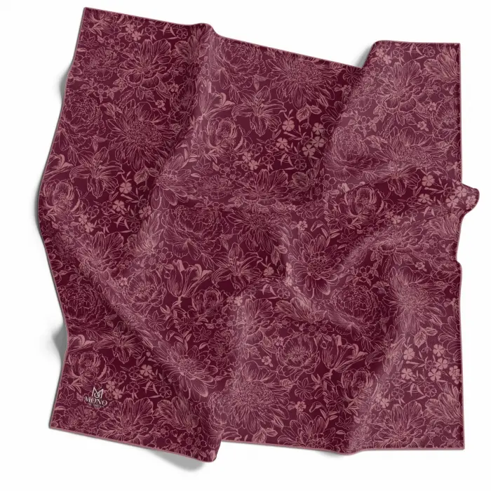 Mono Scarfs El Dikişli Dijital Soft Eşarp-soft10-12