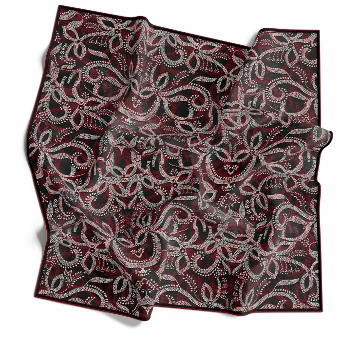 Mono Scarfs El Dikişli Dijital Soft Eşarp-soft11-11