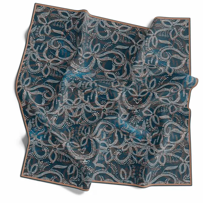 Mono Scarfs El Dikişli Dijital Soft Eşarp-soft11-12