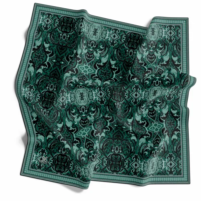 Mono Scarfs El Dikişli Dijital Soft Eşarp-soft12-07