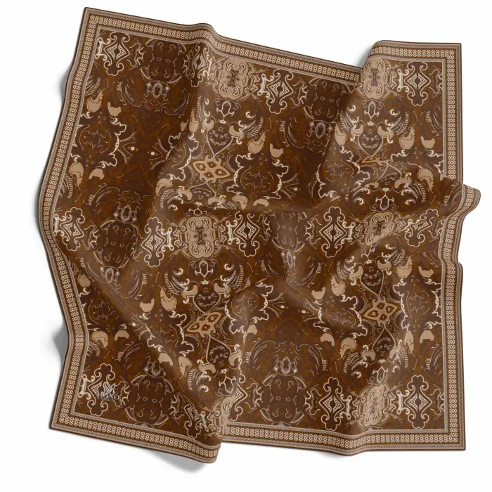 Mono Scarfs El Dikişli Dijital Soft Eşarp-soft12-11