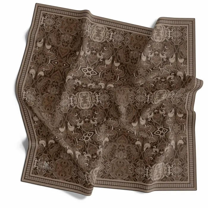 Mono Scarfs El Dikişli Dijital Soft Eşarp-soft12-12