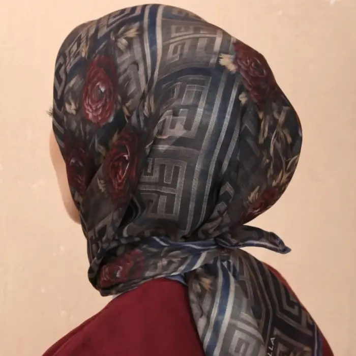 Locella El Dikişli Dijital Soft Eşarp-soft16-02