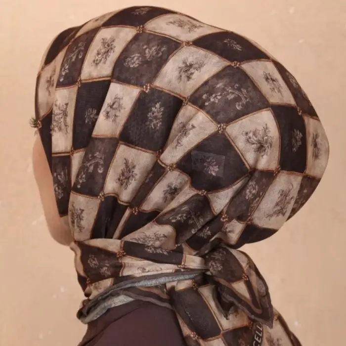 Locella El Dikişli Dijital Soft Eşarp-soft17-01