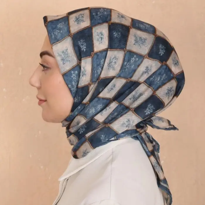 Locella El Dikişli Dijital Soft Eşarp-soft17-07