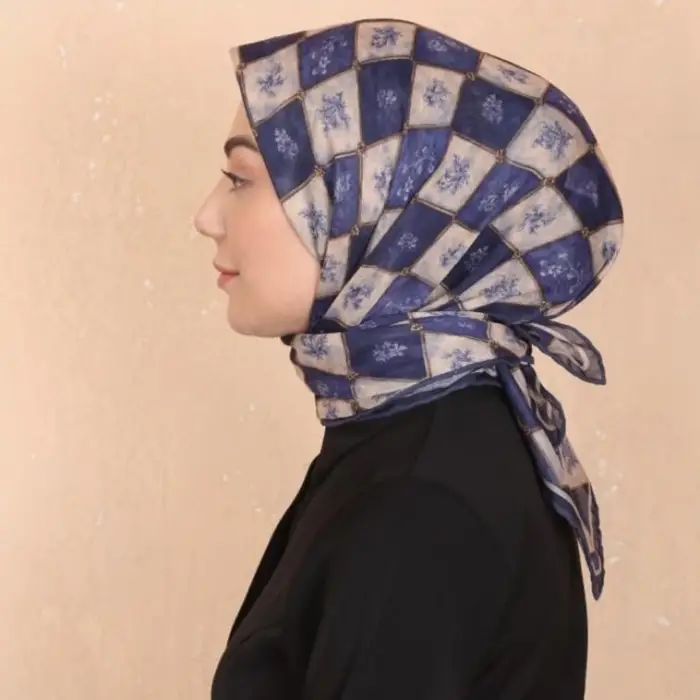 Locella El Dikişli Dijital Soft Eşarp-soft17-09