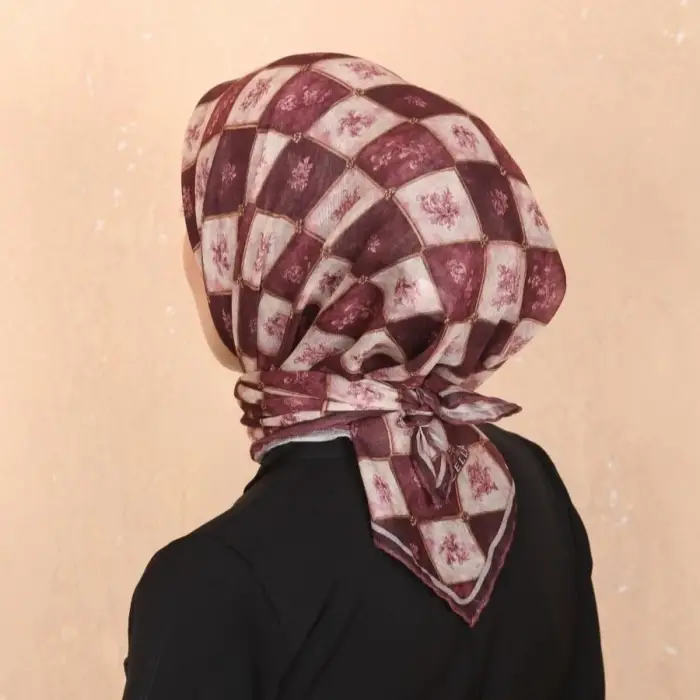 Locella El Dikişli Dijital Soft Eşarp-soft17-11