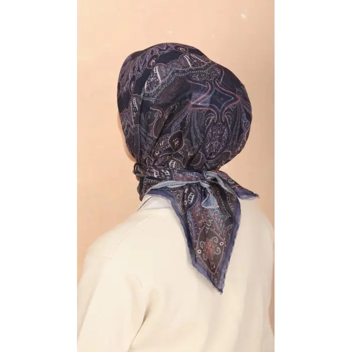 Locella El Dikişli Dijital Soft Eşarp-soft18-08