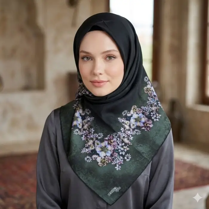 Bonjela El Dikişli Dijital Soft Eşarp-soft19-01