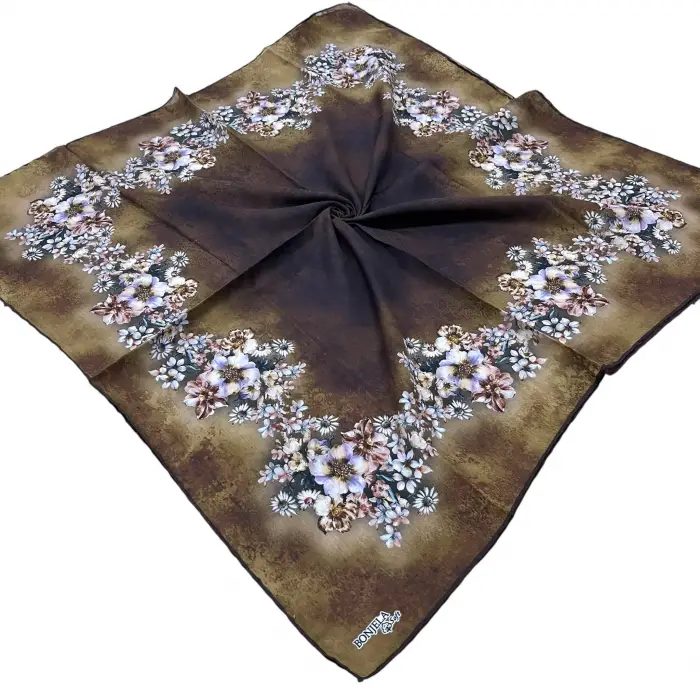 Bonjela El Dikişli Dijital Soft Eşarp-soft19-07