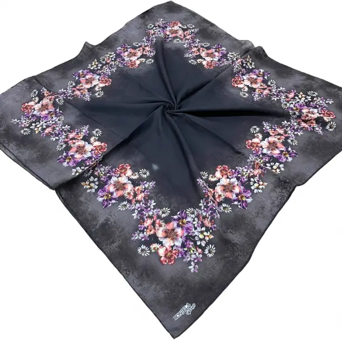 Bonjela El Dikişli Dijital Soft Eşarp-soft19-09