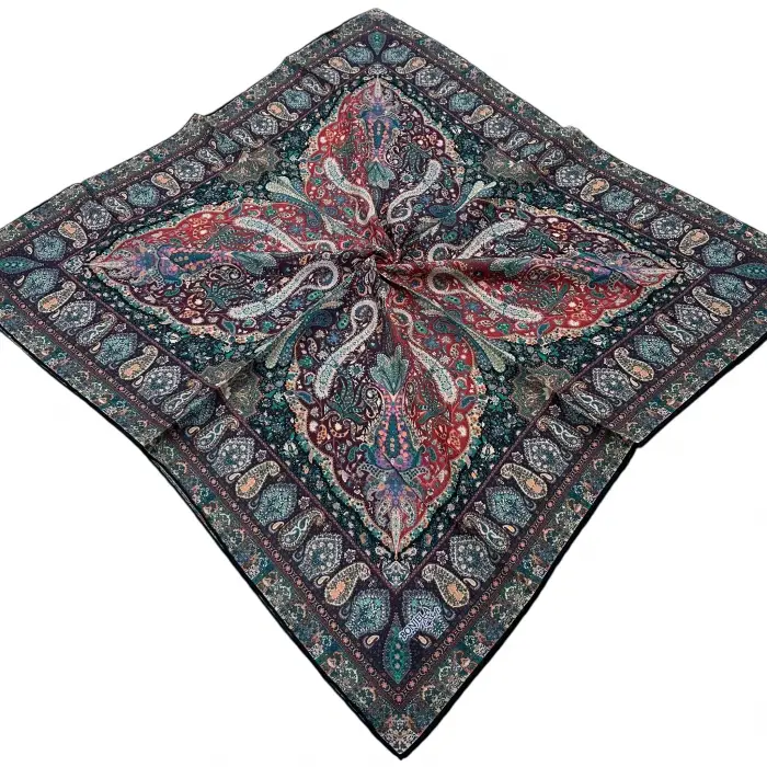 Bonjela El Dikişli Dijital Soft Eşarp-soft20-02