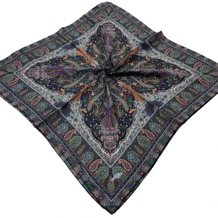 Bonjela El Dikişli Dijital Soft Eşarp-soft20-08