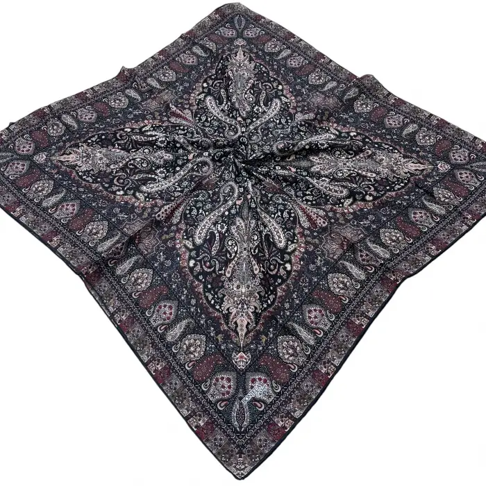 Bonjela El Dikişli Dijital Soft Eşarp-soft20-12