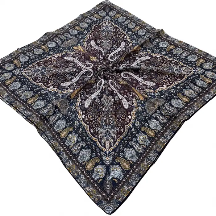 Bonjela El Dikişli Dijital Soft Eşarp-soft20-13