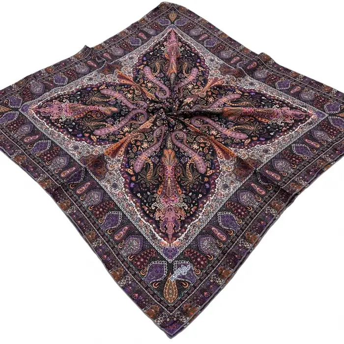 Bonjela El Dikişli Dijital Soft Eşarp-soft20-16