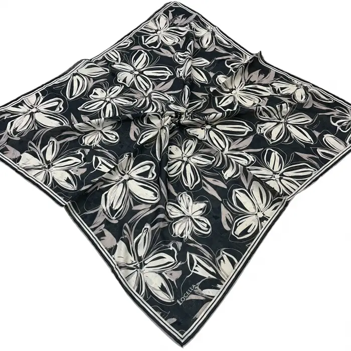 Locella El Dikişli Dijital Soft Eşarp-soft23-06