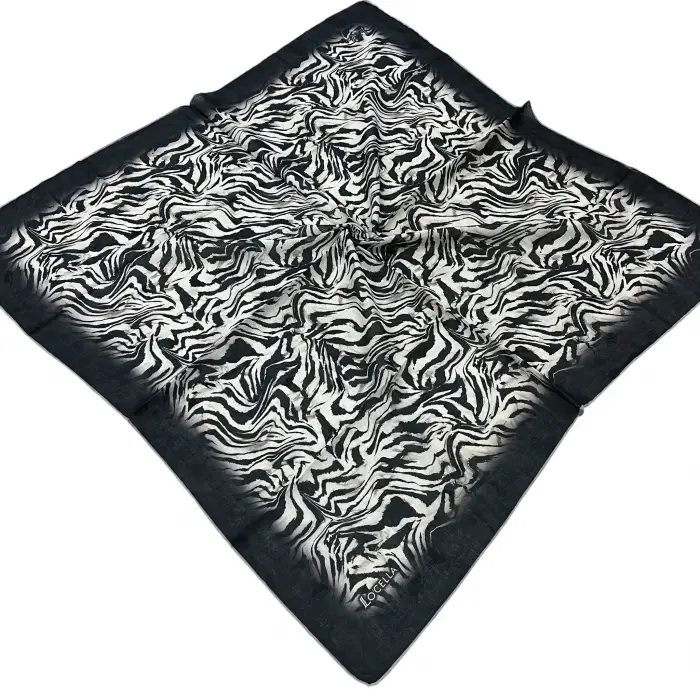 Locella El Dikişli Dijital Soft Eşarp-soft23-07