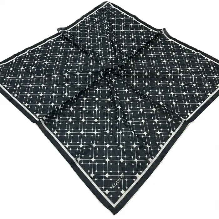 Locella El Dikişli Dijital Soft Eşarp-soft23-09