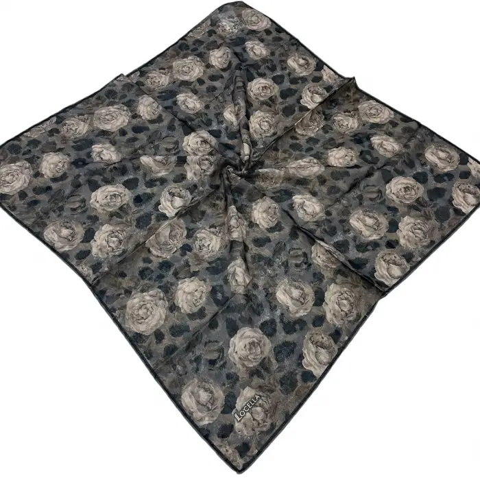 Locella El Dikişli Dijital Soft Eşarp-soft25-04