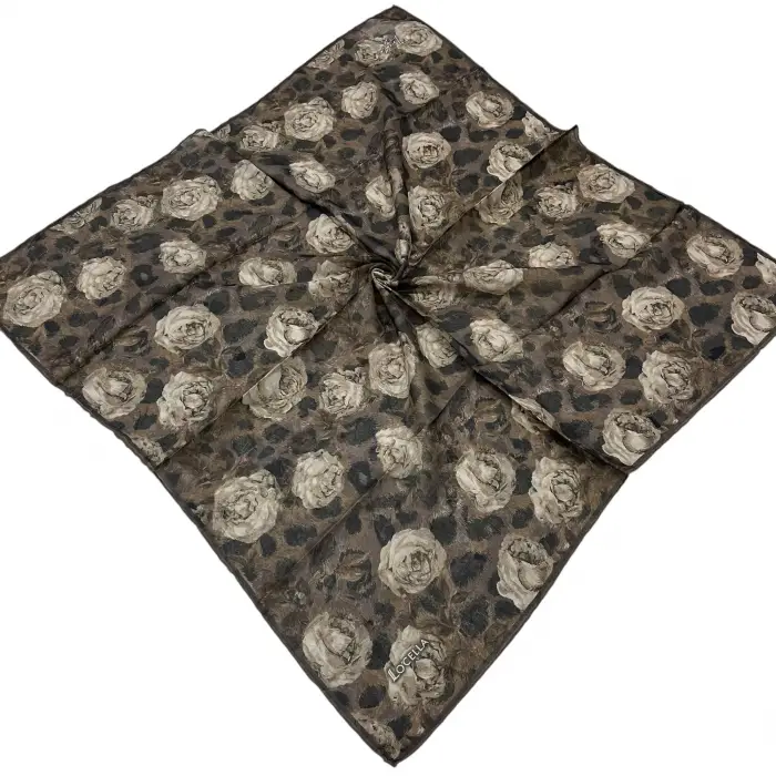 Locella El Dikişli Dijital Soft Eşarp-soft25-05