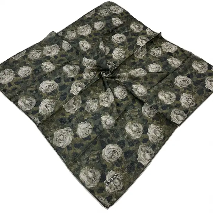 Locella El Dikişli Dijital Soft Eşarp-soft25-06