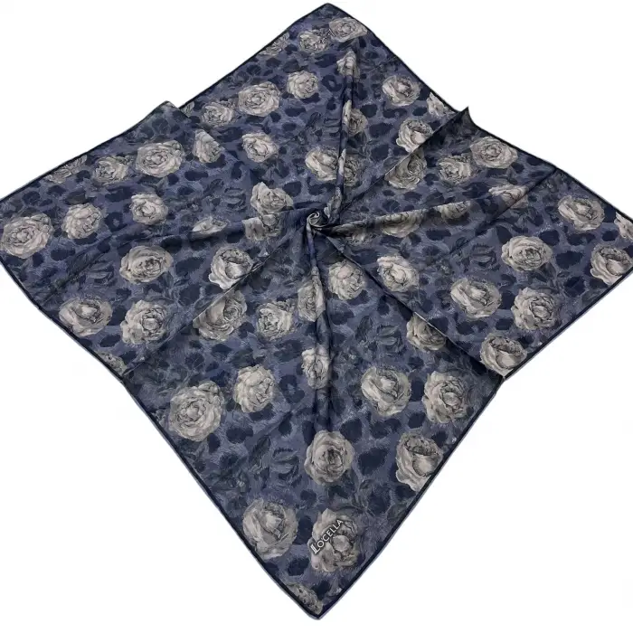 Locella El Dikişli Dijital Soft Eşarp-soft25-08