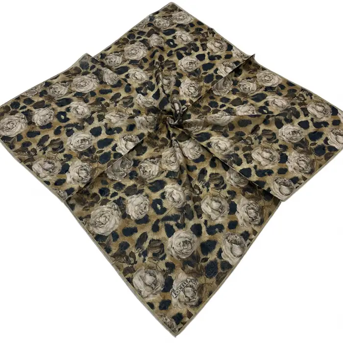 Locella El Dikişli Dijital Soft Eşarp-soft25-09